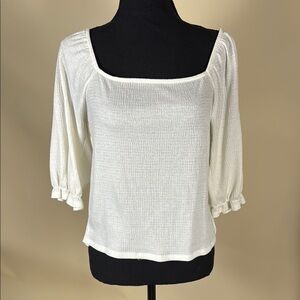 Women's White Casual Top
